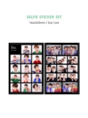 BTS OFFICIAL 2020 SEASON'S GREETINGS SELFIE STICKER SET - BRAND NEW